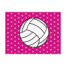 Invitación a postales de cumpleaños de voleibol ch