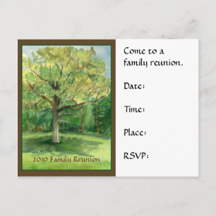 Invitación a postales para Reunión Familiar
