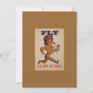 Invitación a póster de la época de la Segunda Guer