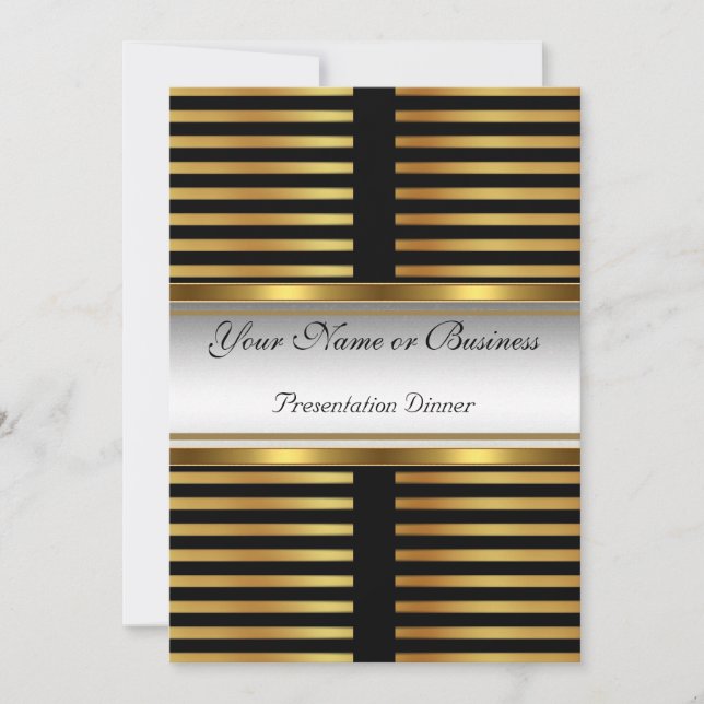 Invitación a presentación de negocios (Anverso)