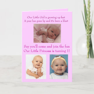 Invitación a primer cumpleaños de Payton