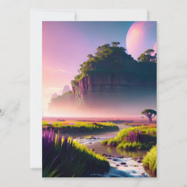 Invitación A primeval landscape - very beautiful scenery. AI