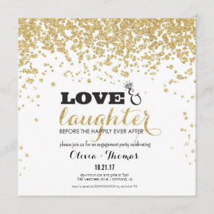 Invitación a Purpurina de amor y risa Gold