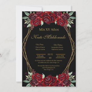 Invitación a Quinceanera
