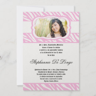 Invitación a Quinceanera de la impresora de papel 