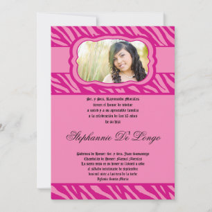 Invitación a Quinceanera de la impresora de papel 