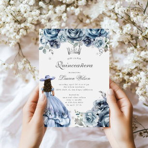 Invitación a Quinceanera de Silver Western Wonderl