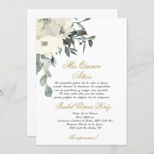 Invitación a Quinceanera en español