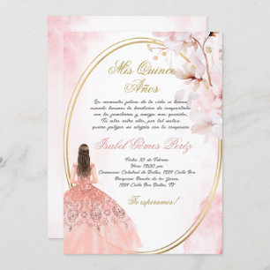 Invitación a Quinceanera en español