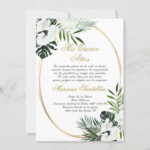 Invitación a Quinceanera en español
