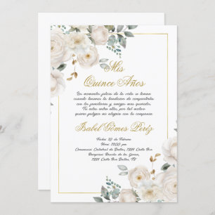 Invitación a Quinceanera en español