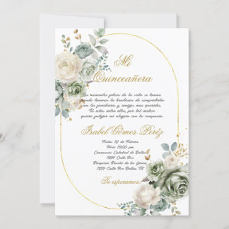 Invitación a Quinceanera en español