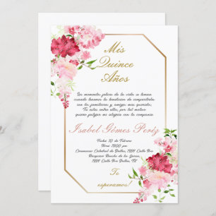 Invitación a Quinceanera en español