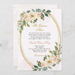 Invitación a Quinceanera en español