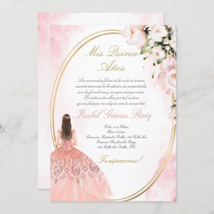 Invitación a Quinceanera en español