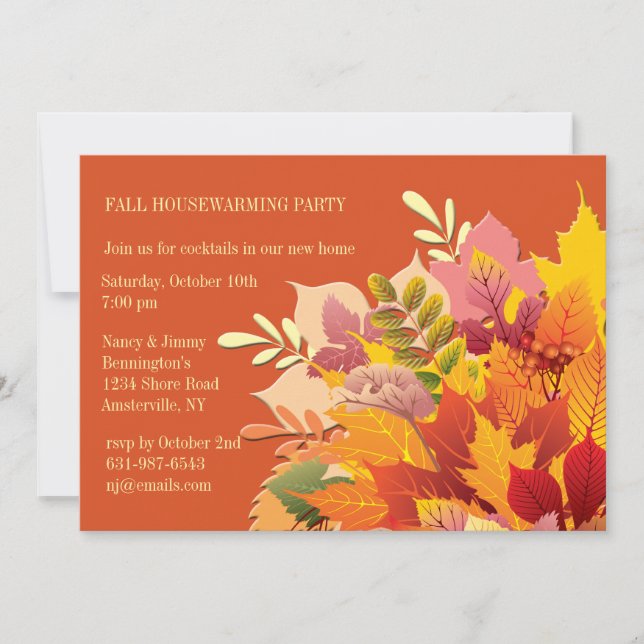 Invitación a rapto de otoño (Anverso)