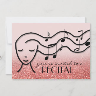 invitación a recital de música