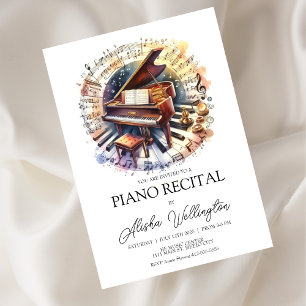 Invitación a Recital de Piano, Invitación a Recita