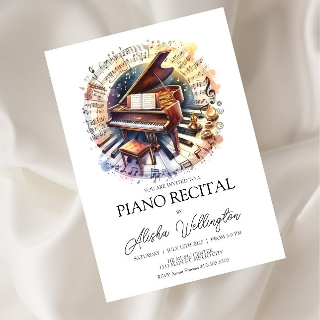 Invitación a Recital de Piano, Invitación a Recita (Subido por el creador)