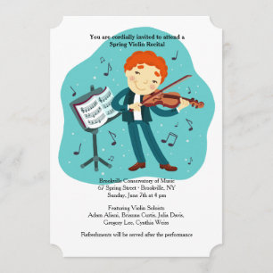 Invitación a Recital de Violín