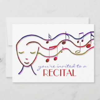 invitación a recitar música