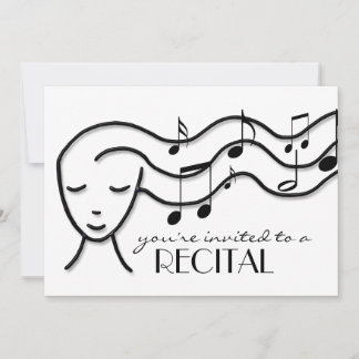 invitación a recitar música