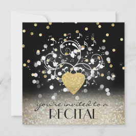 invitación a recitar música de celebración