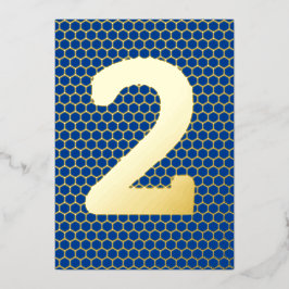 Invitación a Relieve metalizado de cumpleaños con 