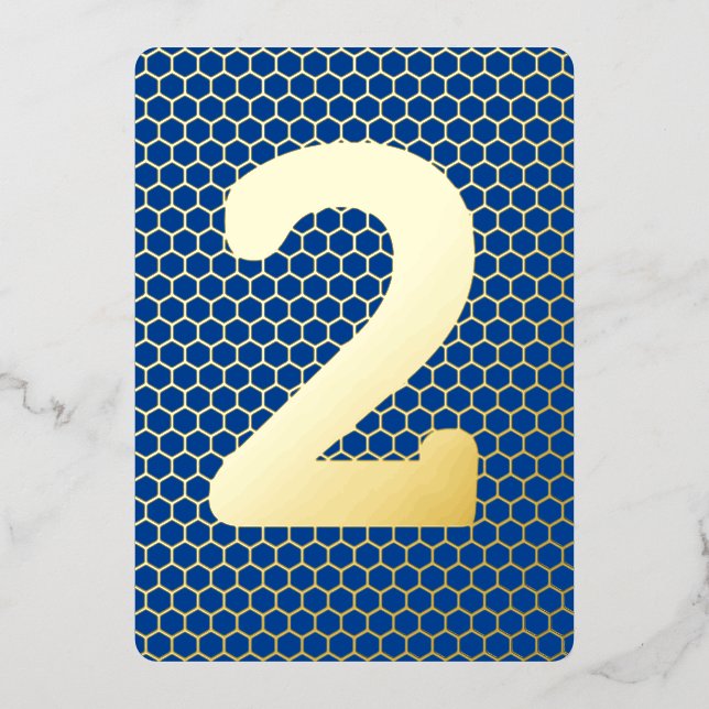 Invitación a Relieve metalizado de cumpleaños con  (Anverso)