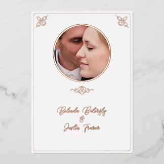 Invitación a Relieve metalizado de invitación a ma