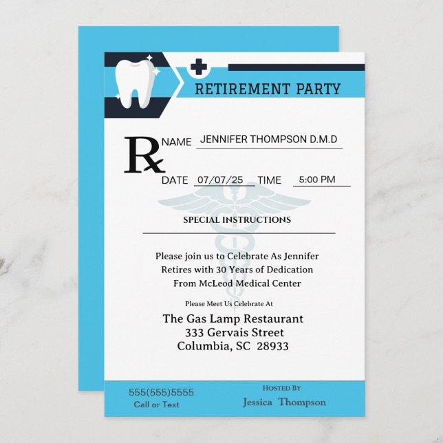 Invitación a retiro de almohadillas de prescripció (Anverso / Reverso)