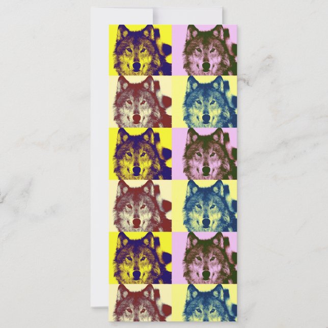 Invitación a retrato de lobo (Anverso)