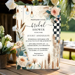 Invitación A Retro Studio Creative Illustrated Bridal Shower