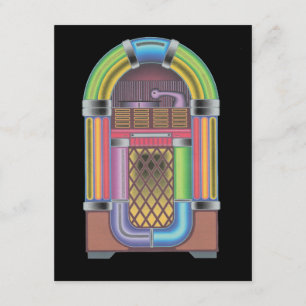 Invitación a Reunión de Música Jukebox de récord r