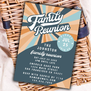 Invitación a reunión de reunión de la familia Groo