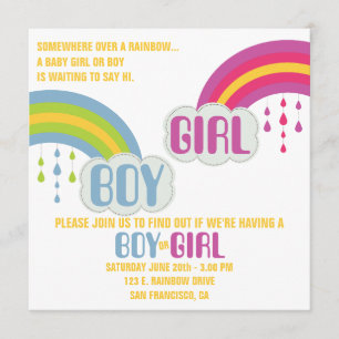 Invitación a REVELACIÓN DE GÉNERO EN RAINBOW