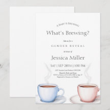 Invitación a revelar el género de la Copa de Té |