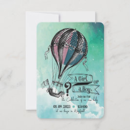 Invitación a revelar el género de los globos de ai