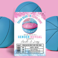 Invitación a revelar el género del baloncesto