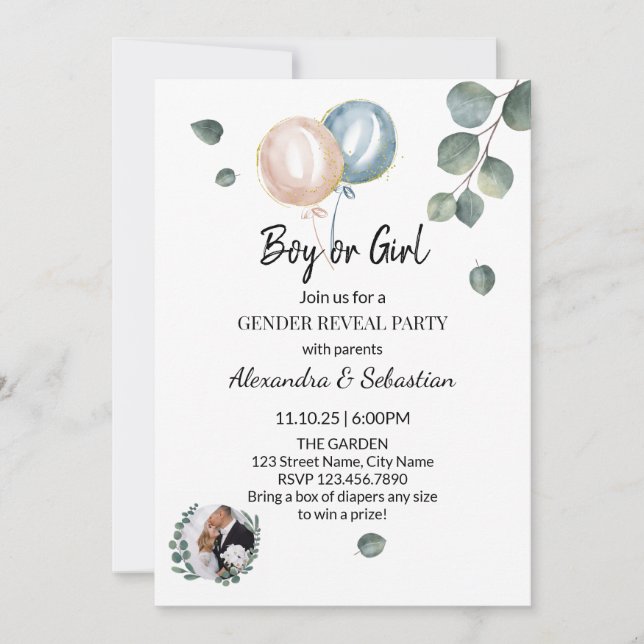 Invitación a revelar el género del Eucalyptus (Anverso)