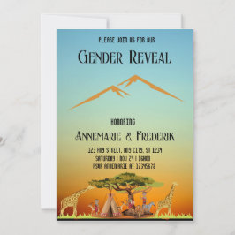 Invitación a revelar género animal africano
