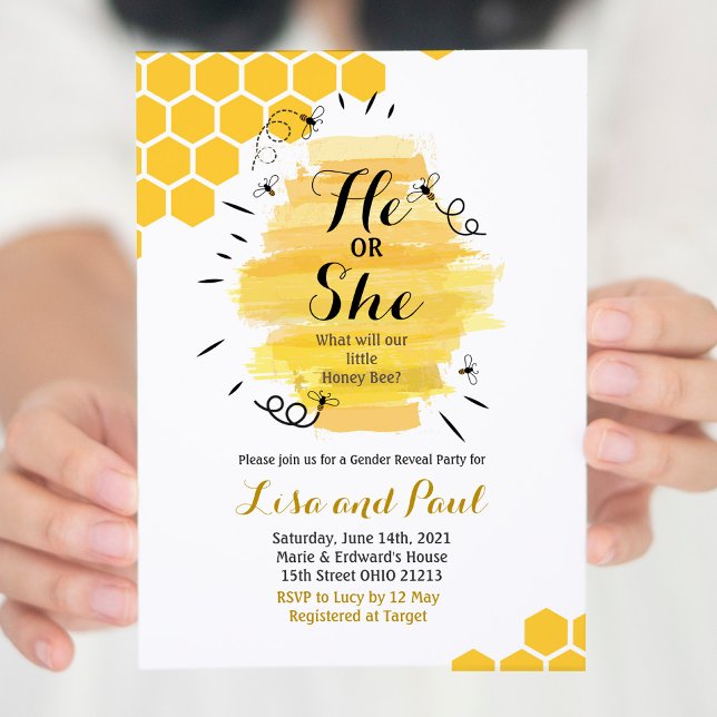 Invitación a revelar género de abee (Subido por el creador)