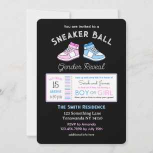 Invitación a revelar género de bolas de verano