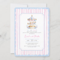 Invitación a revelar género de carrusel