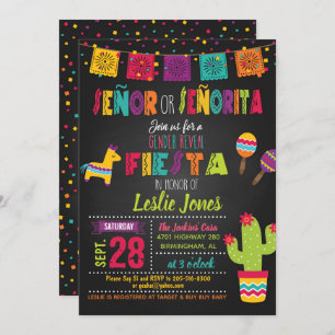 Invitación a revelar género de Fiesta