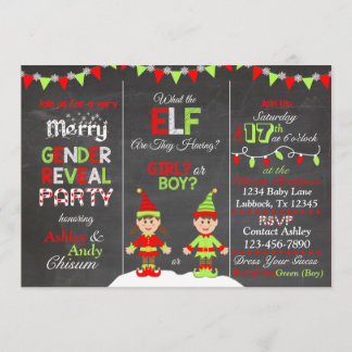Invitación a revelar género de navidades mayores
