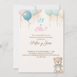 Invitación a revelar género en español