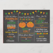 Invitación a revelar género en otoño