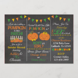 Invitación a revelar género en otoño