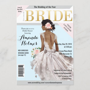 Invitación a Revista de Moda para Despedida de Sol